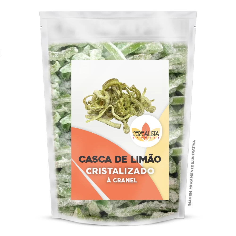 Casquinha de Limão Cristalizado a Granel