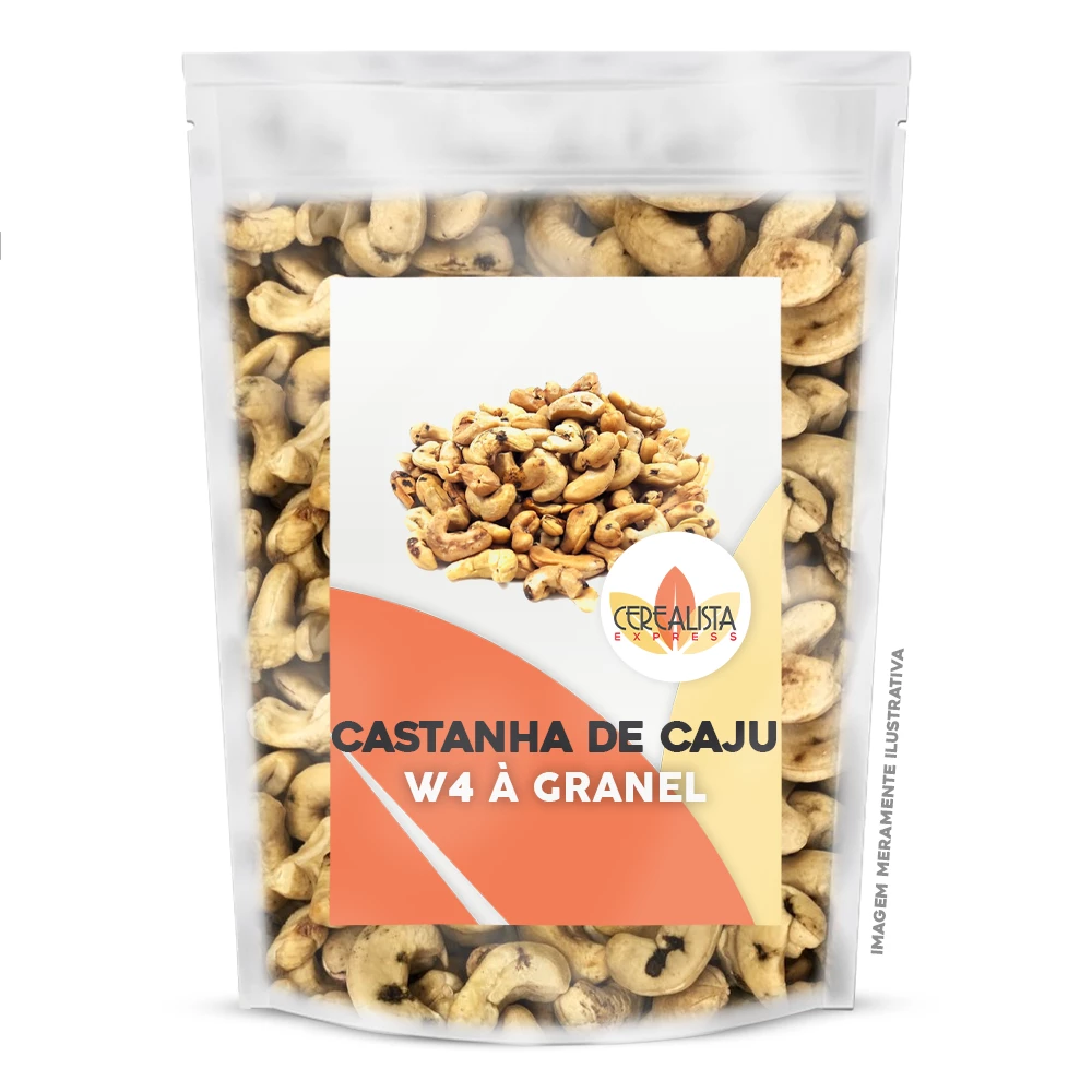Castanha de Caju W4 Torrada e Salgada a Granel