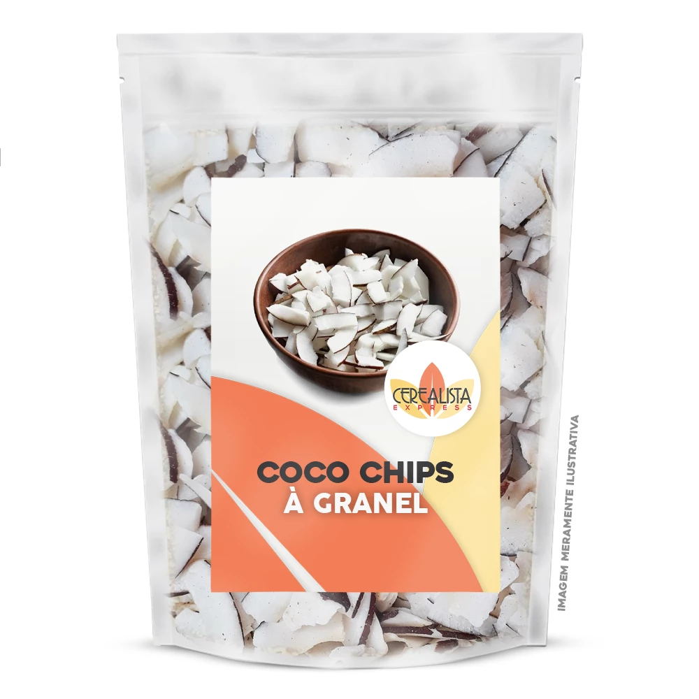 Coco Chips Sem Açúcar a Granel