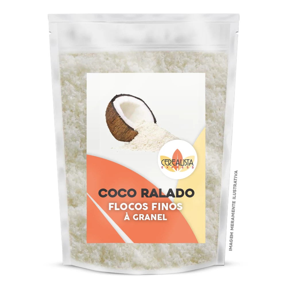 Coco Ralado em Flocos Finos
