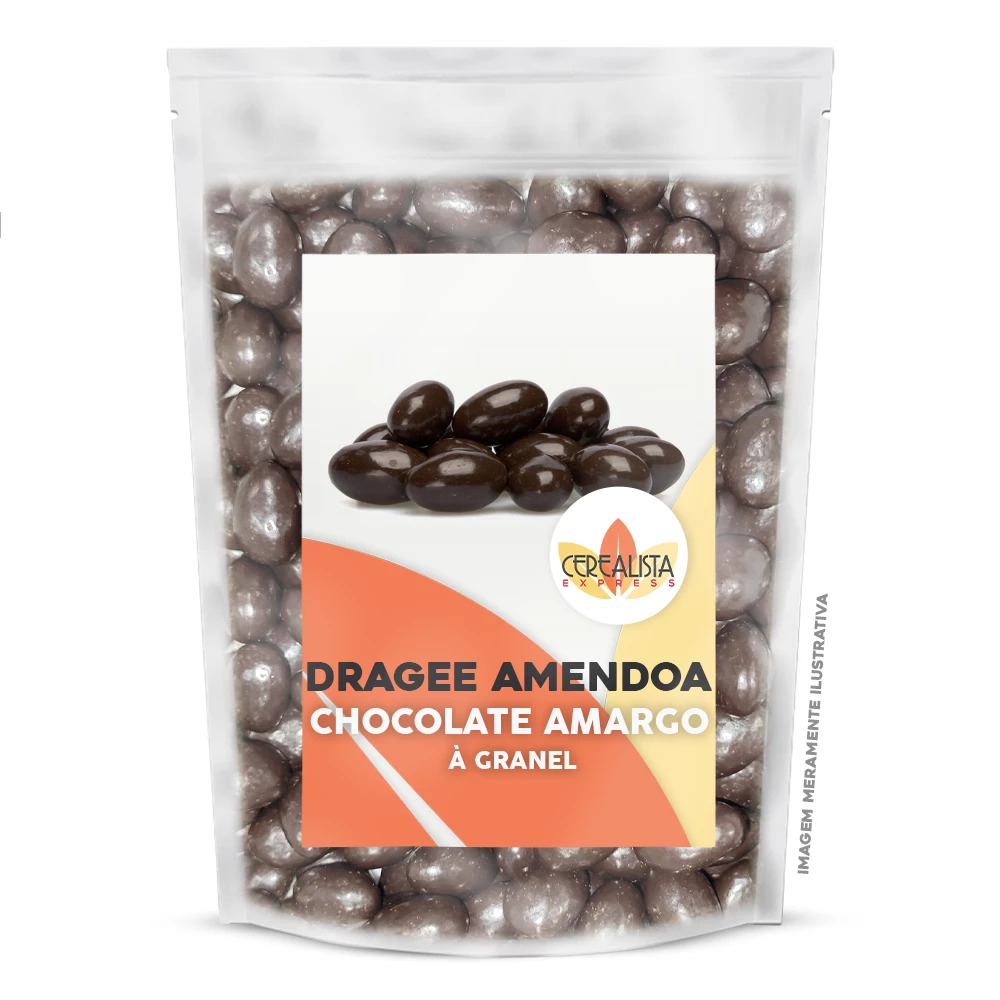Dragee de Amêndoa Chocolate Amargo