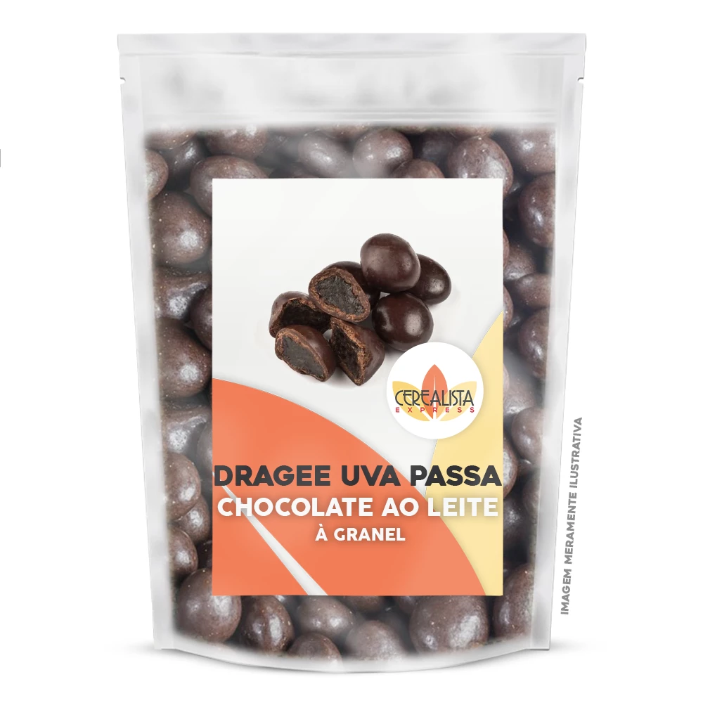 Dragee de Uva Passa Chocolate ao Leite