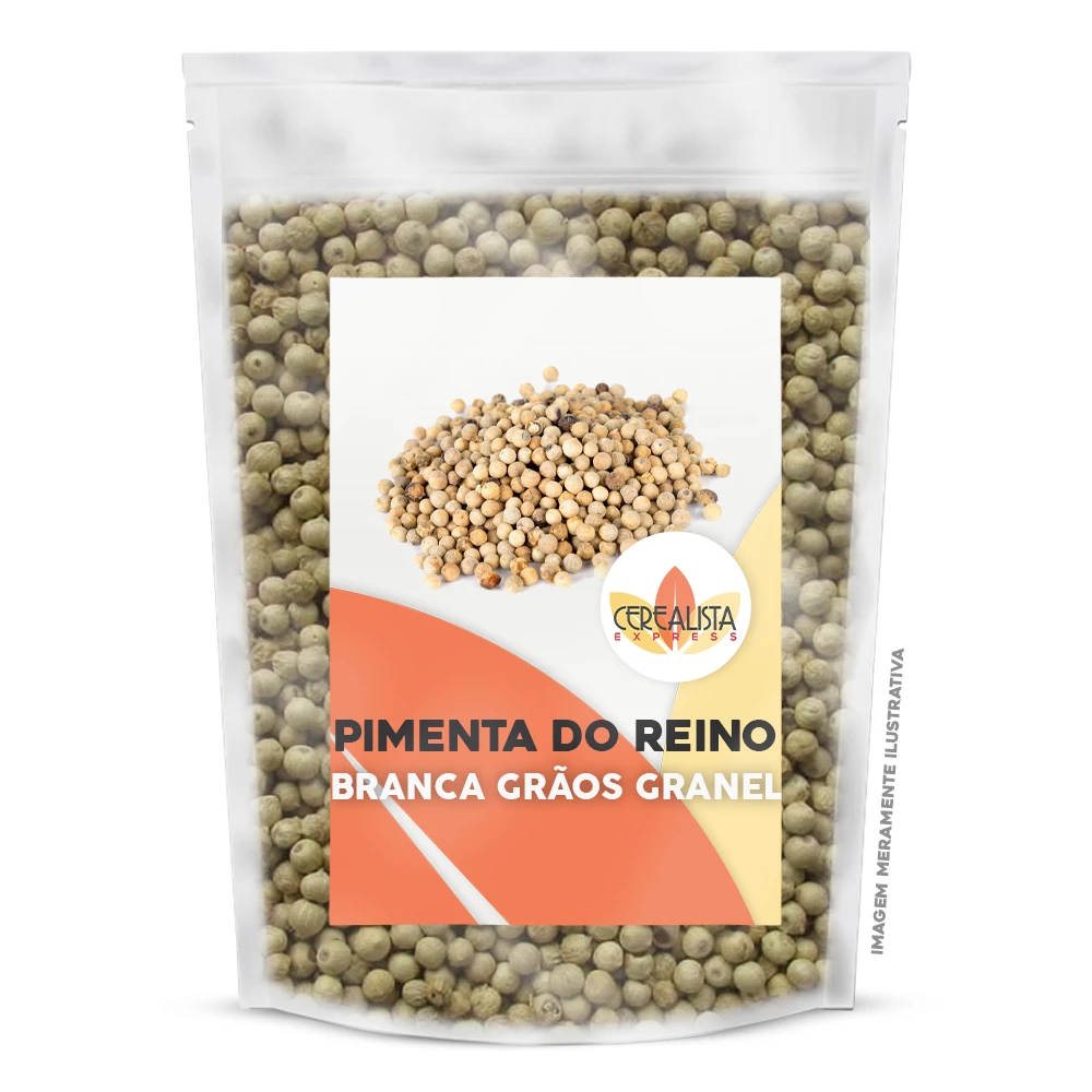 Pimenta do Reino Branca em Grãos