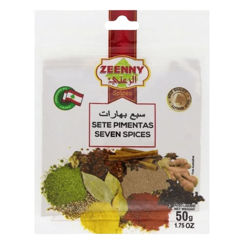 Tempero Sete Pimentas Zeenny 50g