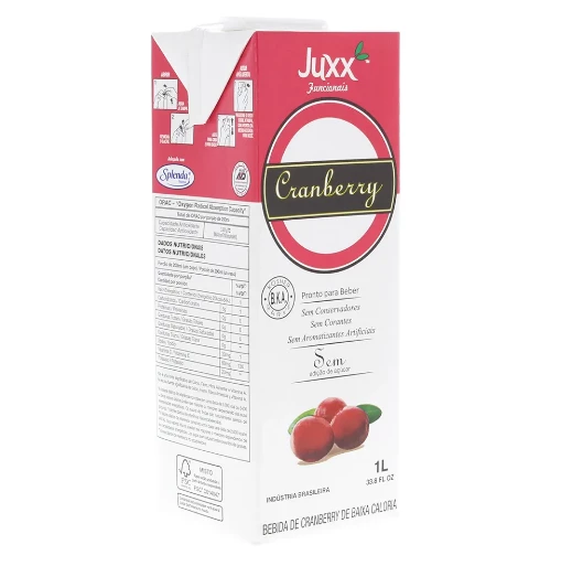 Suco Cranberry Zero Açúcar Juxx 1L