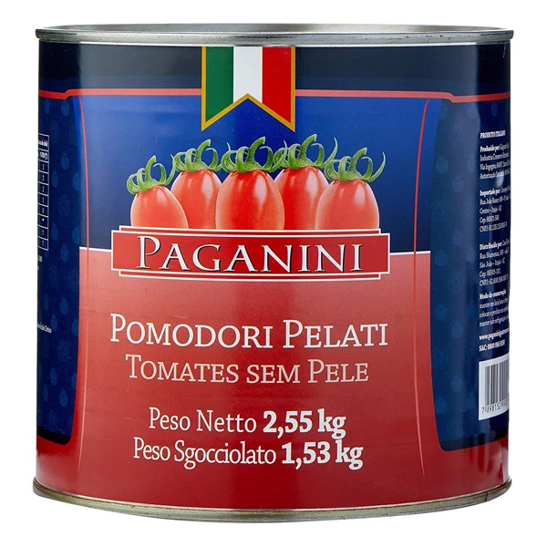 Tomate Pelati Pomodori Paganini 2,5kg