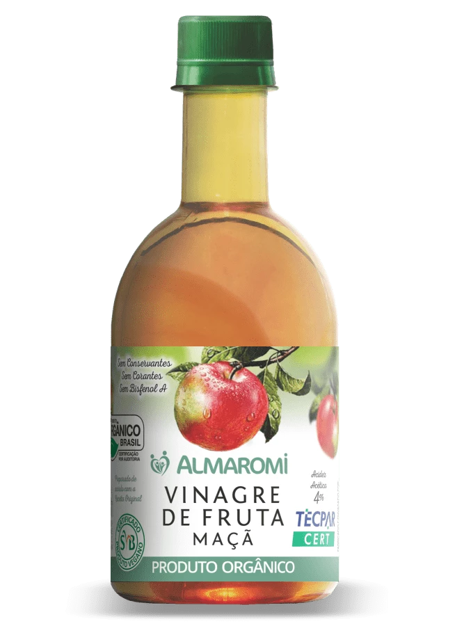 Vinagre de Maçã Orgânico Almaromi 400ml