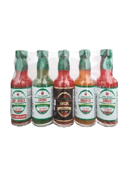 Kit Pimentas Fogo Mineiro 5un. 60ml