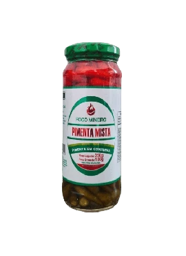 Pimenta Mista Conserva Fogo Mineiro 350g