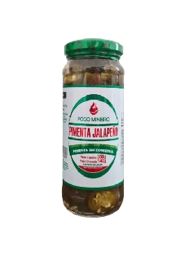 Pimenta Jalapeño Conserva Fogo Mineiro 350g