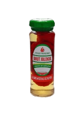 Pimenta Bhut Jolokia Conserva Fogo Mineiro 80g