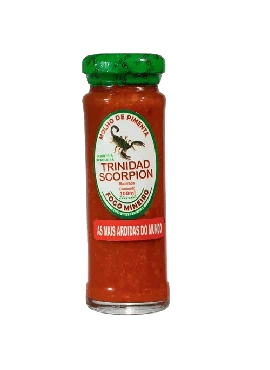 Molho de Pimenta Trinidad Scorpion Macerada Fogo Mineiro 100ml
