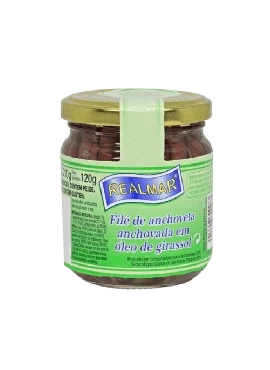 Filé de Anchova Realmar em Óleo Vegetal 210g
