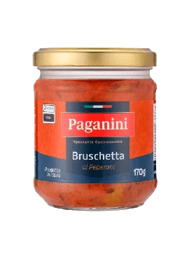 Antepasto Bruschetta Peperoni Paganini 170g