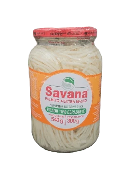 Palmito Pupunha Espaguete Savana 300g 