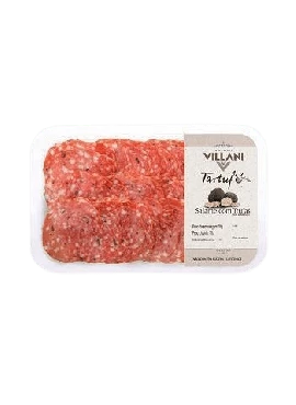 Salame com Trufas Fatiado Villani Bandeja 70g