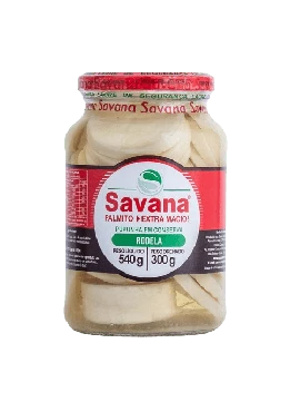 Palmito Pupunha Rodela Savana 300g 
