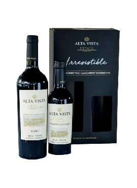 Kit Vinho Alta Vista Malbec 750ml e Cabernet Sauvignon 375ml