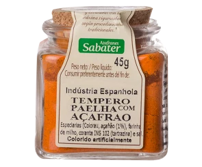 Tempero Paelha com Açafrão Sabater 45g
