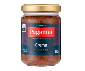 Antepasto Crema di Olive Nere Paganini 130g