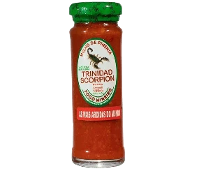 Molho de Pimenta Trinidad Scorpion Macerada Fogo Mineiro 100ml