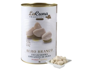 Alho Espanhol em Salmoura com Azeite De Oliva La Cuna 4,2Kg