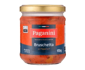 Antepasto Bruschetta Peperoni Paganini 170g