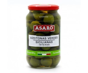 Azeitona Siciliana Verde Asaro 340g