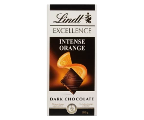 Barra de Chocolate Suiço Excellence Orange Intense Dark Lindt (100g)