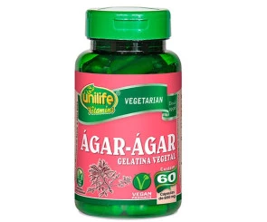 Cápsula de Agar Agar Unilife 60cp