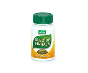 Cápsula de Óleo de Linhaça Vitalab 60cp 