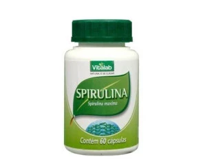 Cápsula de Spirulina Vitalab 60cp 