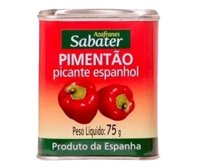 Pimentão Picante Espanhol Sabater 75g