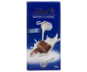 Chocolate ao Leite Lindt Swiss Classic (100g)