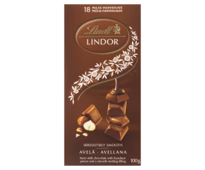 Chocolate Lindt Lindor Avelã Recheio Cremoso (100g)