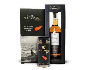 Kit Ova de Tainha e Cachaça Bottarga Gold 