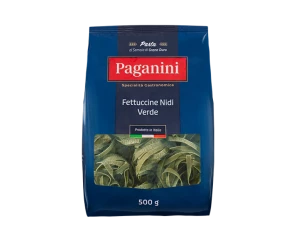 Massa Fettuccine Nidi Verde 500g Paganini