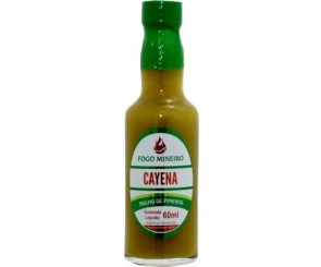 Molho de Pimenta Caiena Fogo Mineiro 60ml 