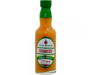 Molho de Pimenta Habanero Fogo Mineiro 60ml