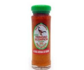 Molho de Pimenta Trinidad Scorpion no Azeite Fogo Mineiro 100ml