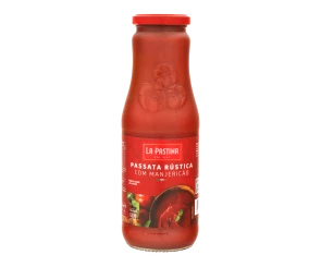 Molho de Tomate C/ Manjericão Passata Rústica La Pastina 680g 