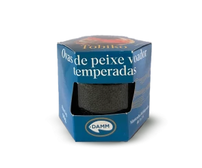 Ovas De Peixe Capelin Voador Temperadas Preta Damm 90g