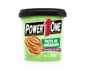 Pasta de Amendoim c/ Açúcar de Coco Power One 500g 