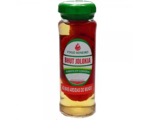 Pimenta Bhut Jolokia Conserva Fogo Mineiro 80g