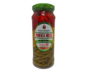 Pimenta Mista Conserva Fogo Mineiro 350g 