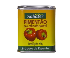 Pimentão Defumado Espanhol Sabater 75g