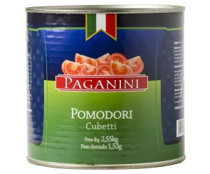 Pomodori Pelati em Cubos Paganini 2,55kg