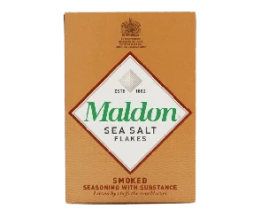 Sal Marinho Inglês em Flocos Defumado Maldon 125g