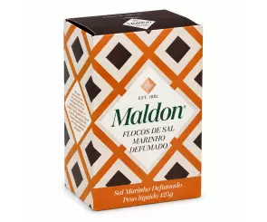 Sal Marinho Inglês em Flocos Defumado Maldon 125g
