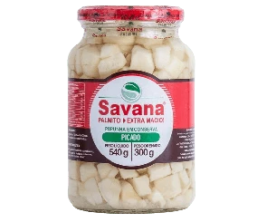 Palmito Pupunha Picado Savana 300g